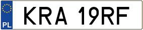 Truck License Plate